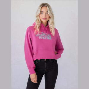 Women's The North Face Pink Hoodie Size M
